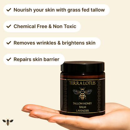Organic Tallow Honey Balm - Moisturize & Soothe Your Skin The Natural Way