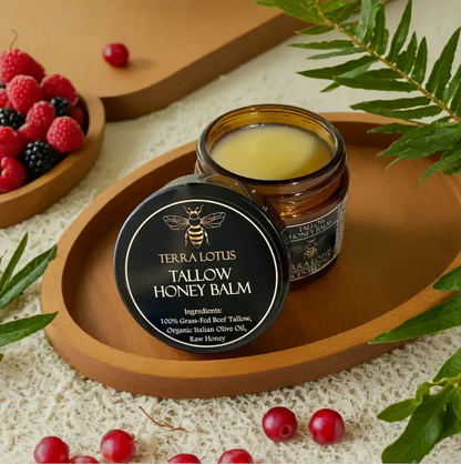 Organic Tallow Honey Balm - Moisturize & Soothe Your Skin The Natural Way